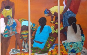 Saring the loads with the earth.  